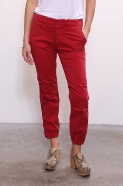 Nili Lotan Cropped Military Utility Pants Sunkissed Red Size 6